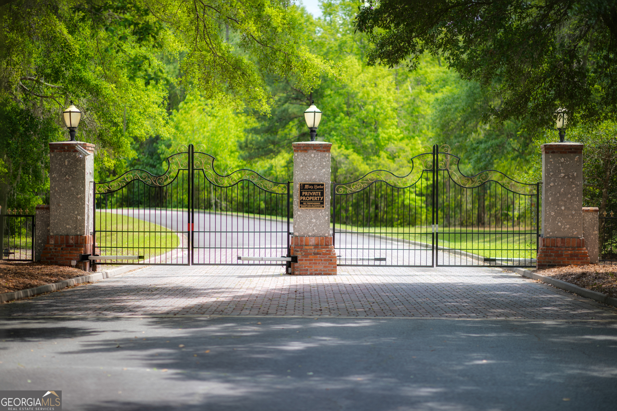 87 Lighthouse Way Woodbine, GA 31569 - Photo 34 of 116 a view of a house with a small yard and large trees