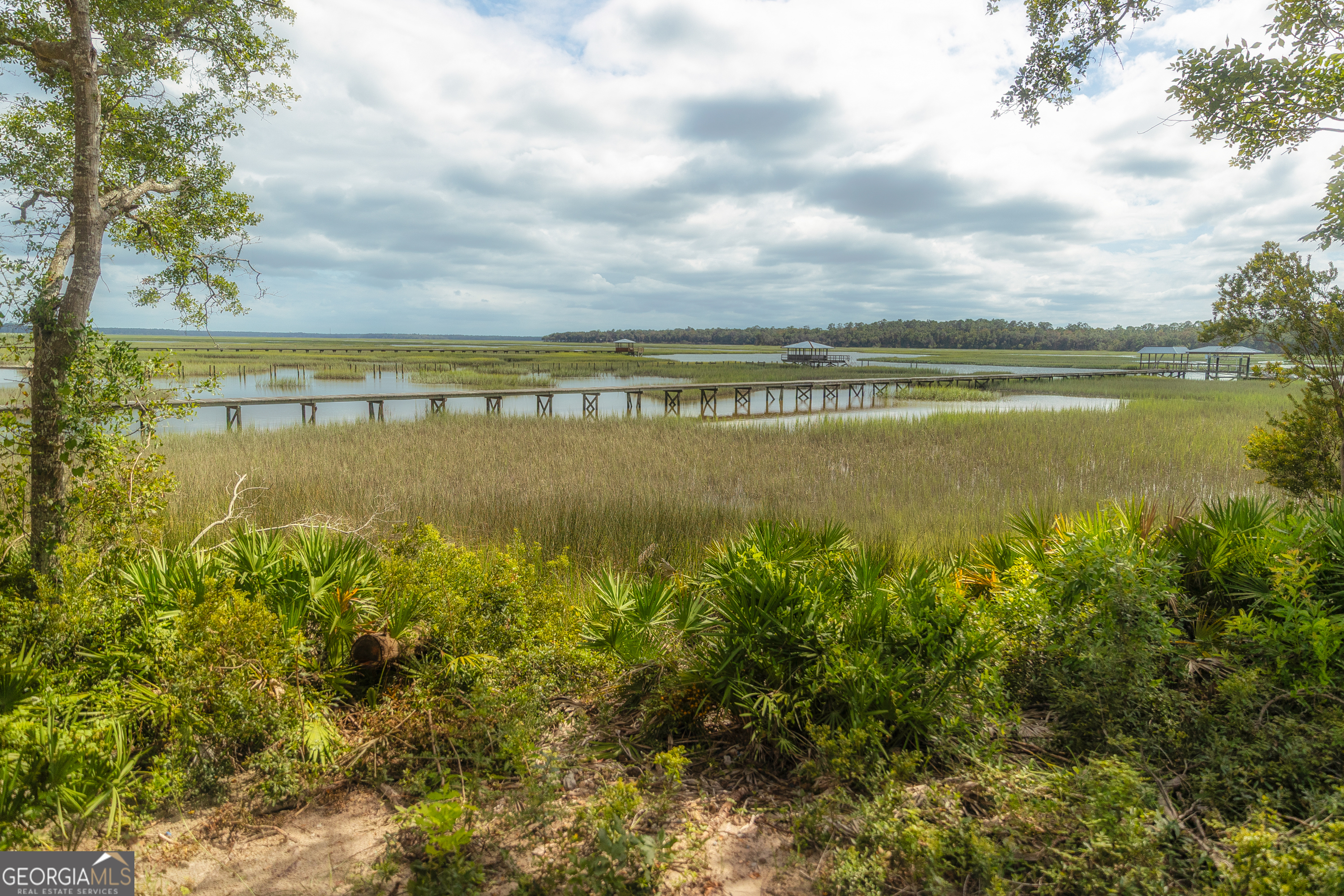 87 Lighthouse Way Woodbine, GA 31569 - Photo 97 of 116 a view of a lake with a city