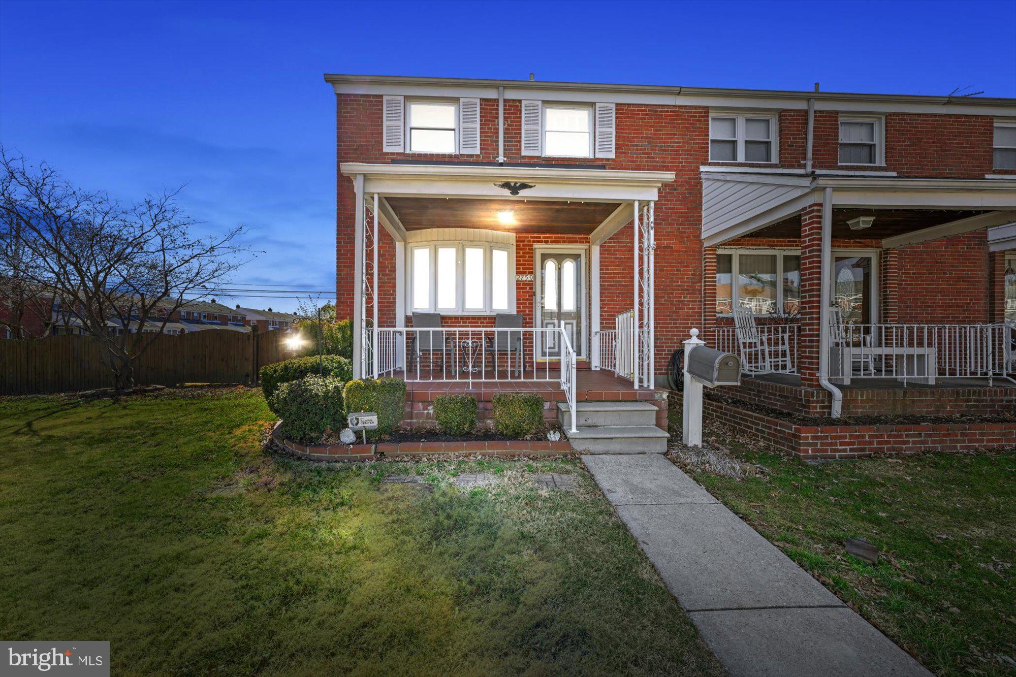 2759 Moorgate Road Baltimore, MD 21222 - Photo 2 of 30 Twilight View of Front of Home