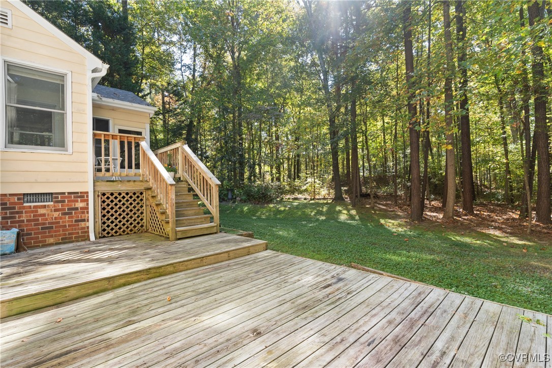 14310 Long Gate Road Midlothian, VA 23112 - Photo 22 of 31 a view of a house with backyard and garden