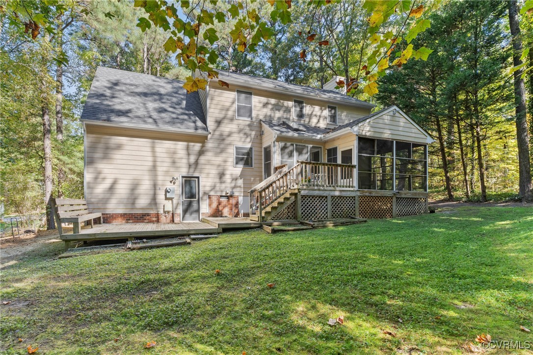 14310 Long Gate Road Midlothian, VA 23112 - Photo 26 of 31 a view of a house with a yard and sitting area