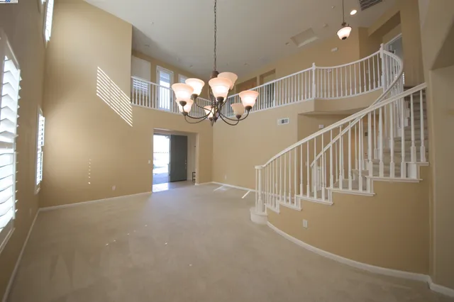 a view of a livingroom with a window