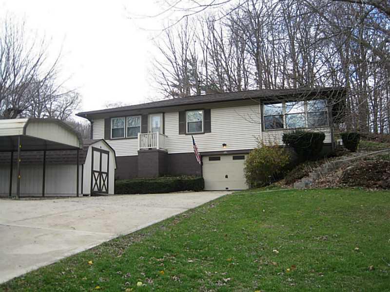 491 Markle Road Apollo, PA 15613 - Photo 1 of 16 Exterior Front. One car garage plus carport & cement driveway