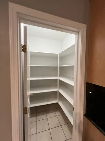 a view of an empty room