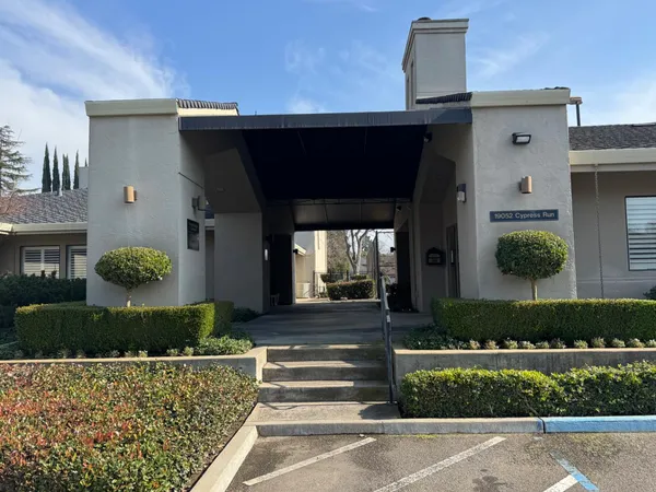 a aerial view of a house