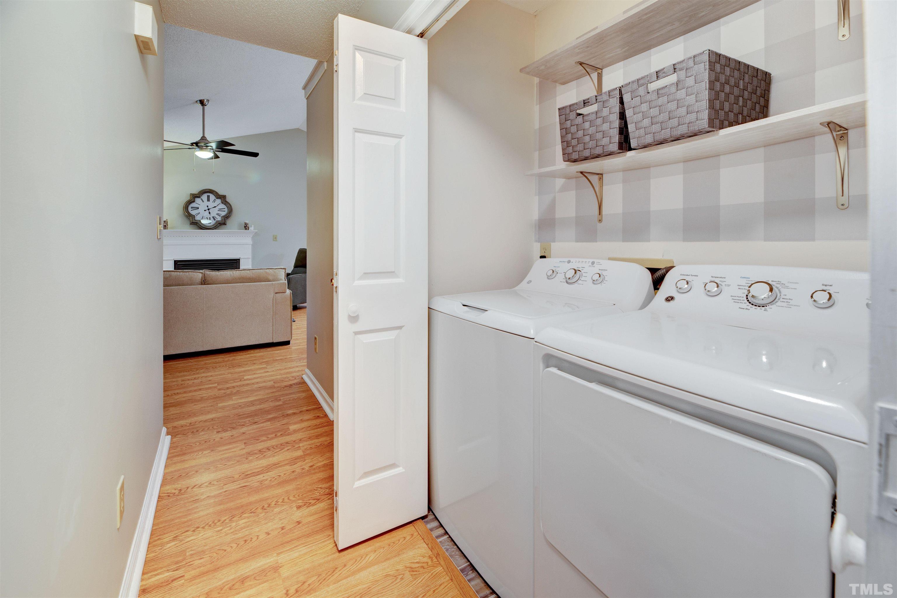2305 Ruddy Road Raleigh, NC 27616 - Photo 21 of 37 a utility room with dryer and washer