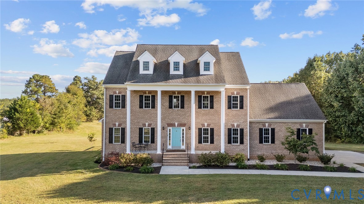 16431 River Road Chesterfield, VA 23838 - Photo 1 of 36 Brick-front residence featuring a prominent portic