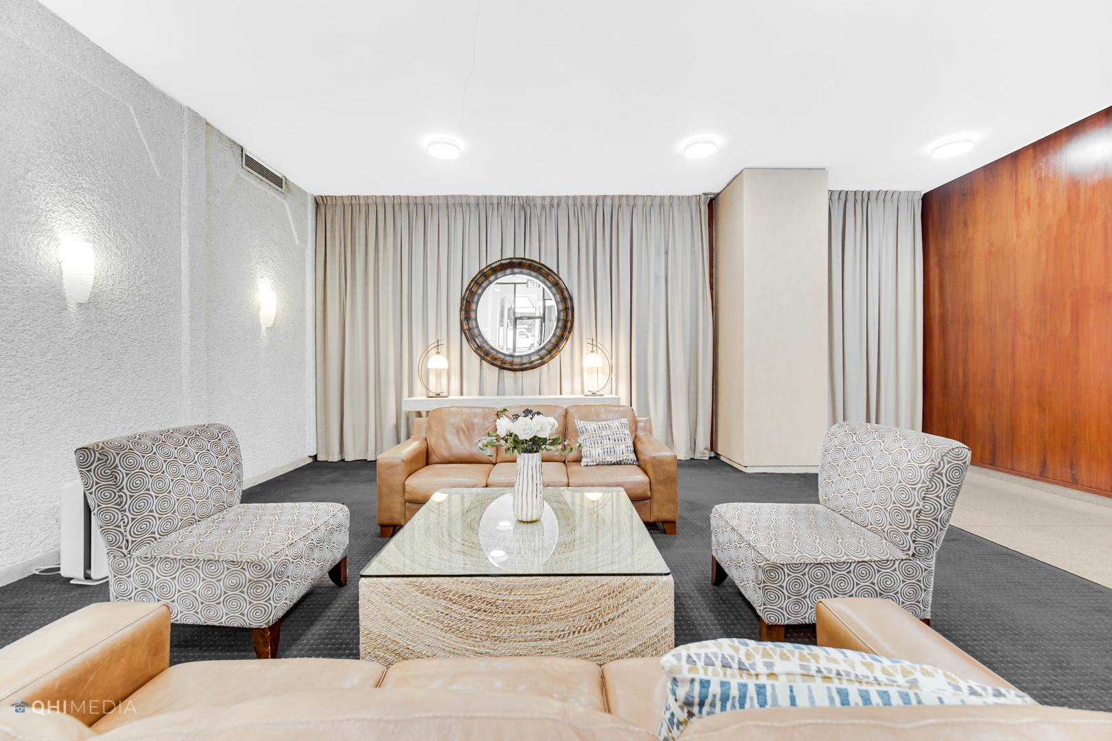 6007 North Sheridan Road, Unit 30D Chicago, IL 60660 - Photo 17 of 25 a living room with furniture and a large window