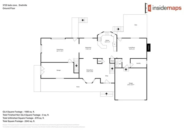 $2,400 | 3720 Ted's Cove, Snellville, GA 30039
