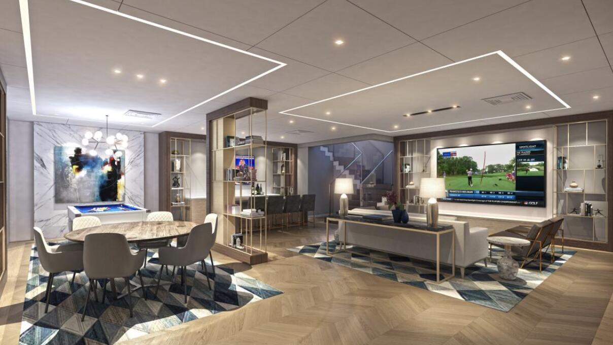 550 Southeast Mizner Boulevard, Unit B402 Boca Raton, FL 33432 - Photo 19 of 21 Club Room 2 Townsend Place