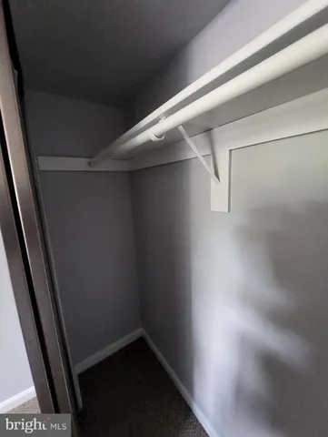 a small space with a door