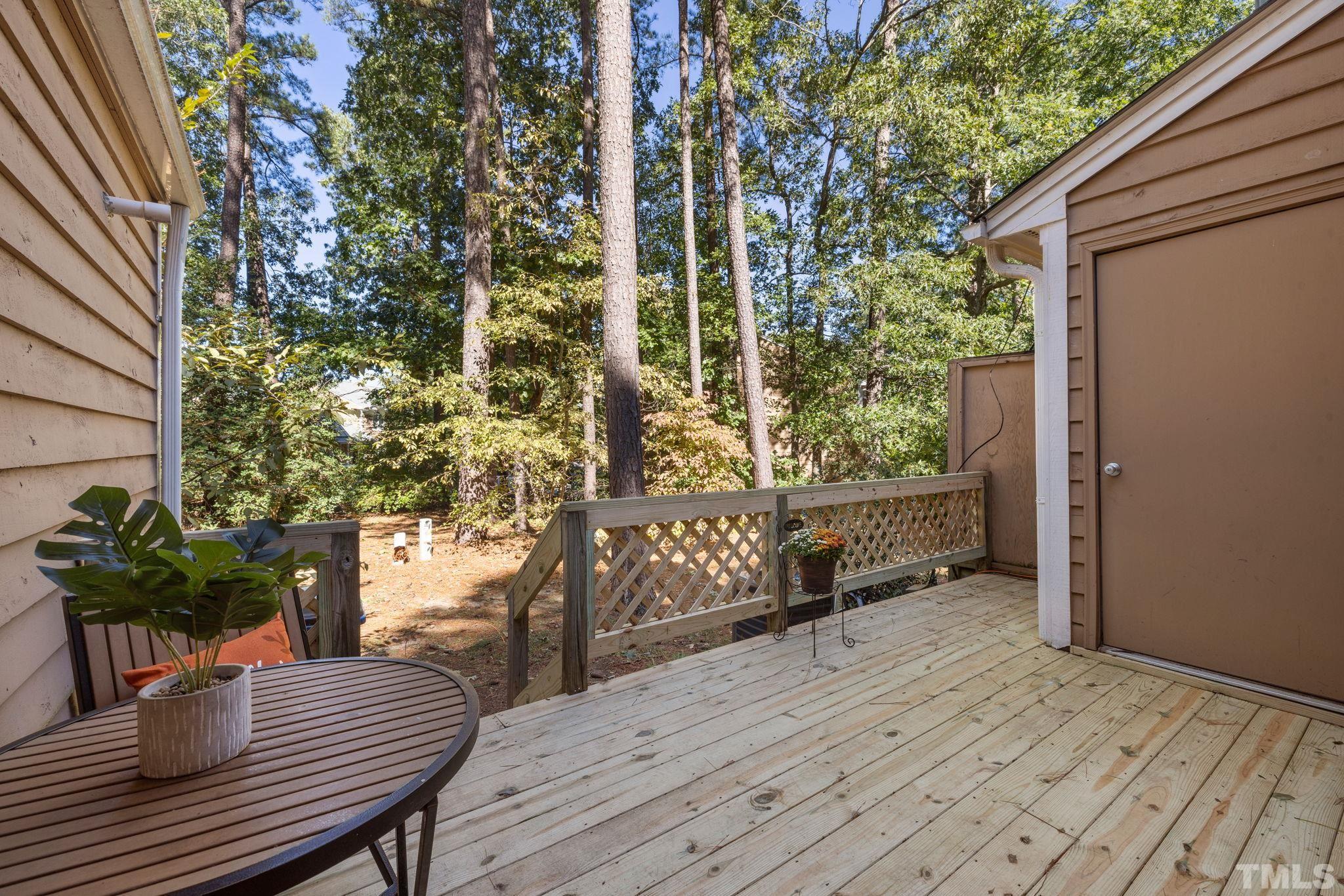 4544 Antique Lane Raleigh, NC 27616 - Photo 20 of 20 a deck view with a seating space