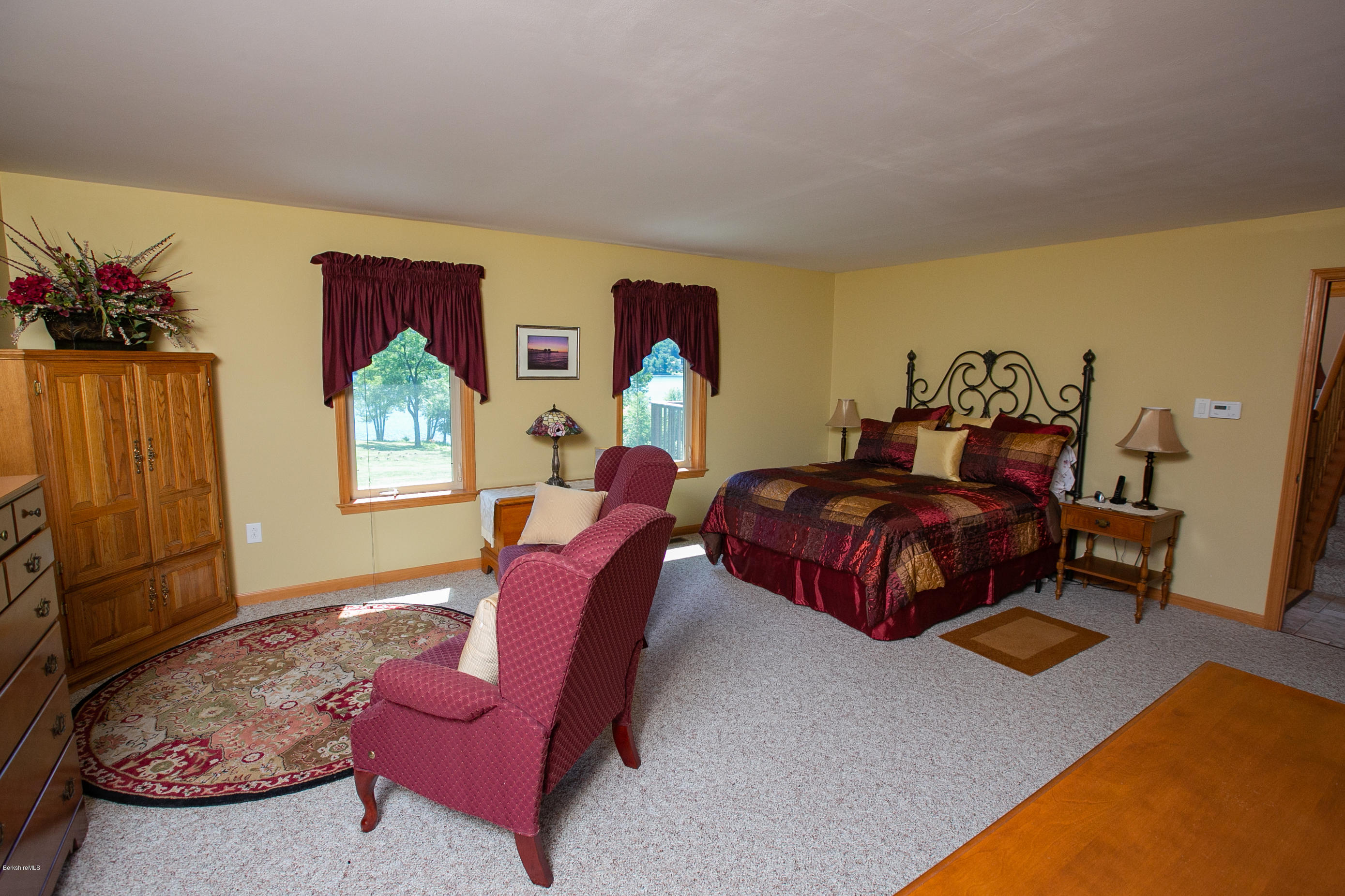 595 Lanesboro Road Cheshire, MA 01225 - Photo 14 of 32 a bed room with furniture and a bed