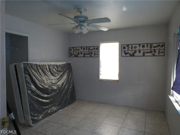 a view of a livingroom with a window