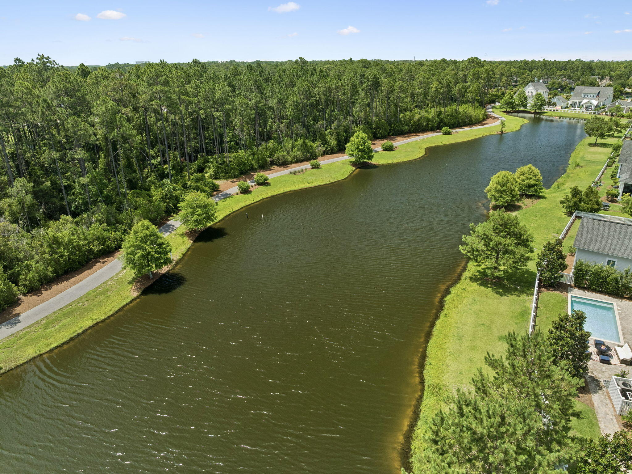 229 Sandchase Circle Inlet Beach, FL 32461 - Photo 84 of 107 Aerial - Lake