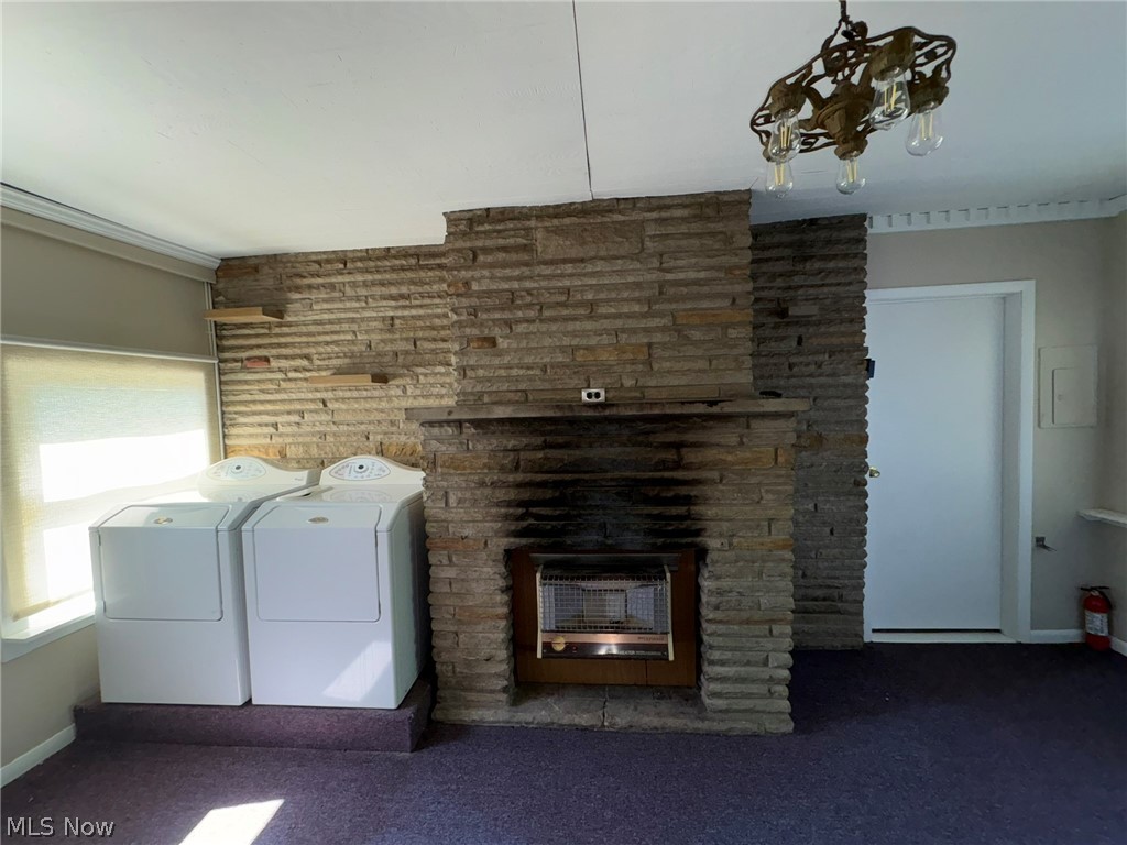 2140 Claus Road Vermilion, OH 44089 - Photo 26 of 50 breezeway with fireplace