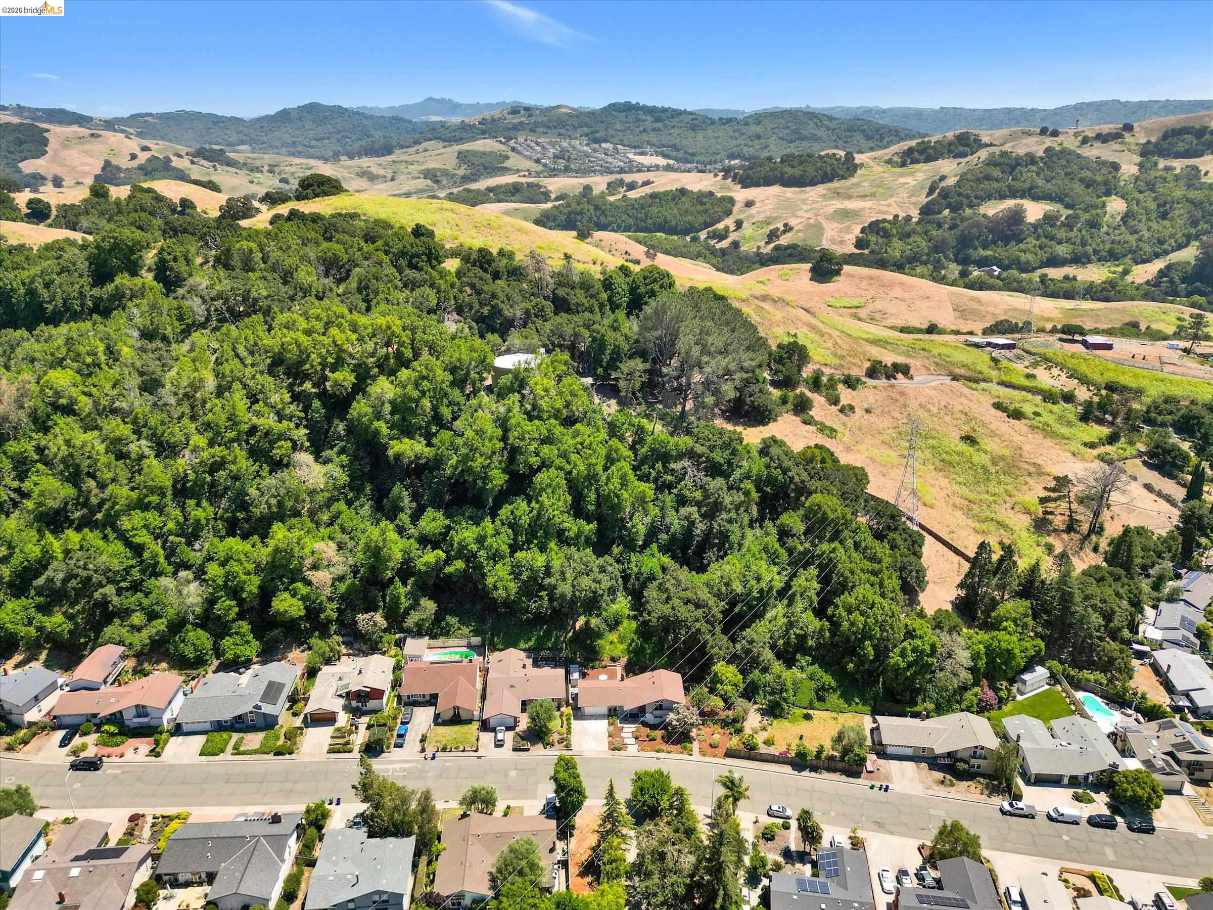 2826 Wright Avenue Pinole, CA 94564 - Photo 60 of 70 Expansive hillside landscape featuring mature trees and verdant rolling hills