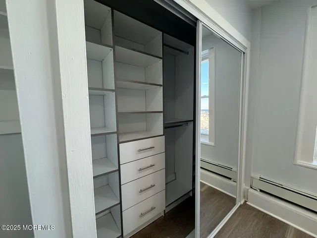 a view of walk in closet