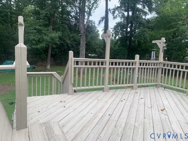 11310 Celtic Road Chesterfield, VA 23838 - Photo 4 of 21 a view of balcony with wooden floor and fence