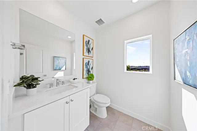 a view of an empty room with empty racks