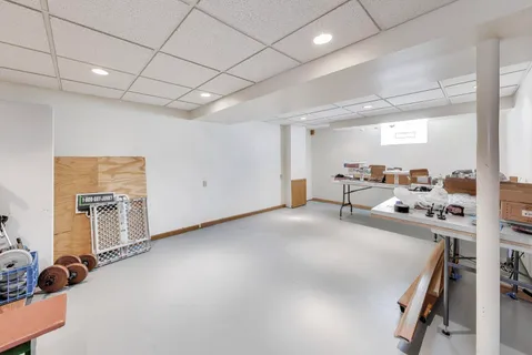 a view of a room with lots of appliances