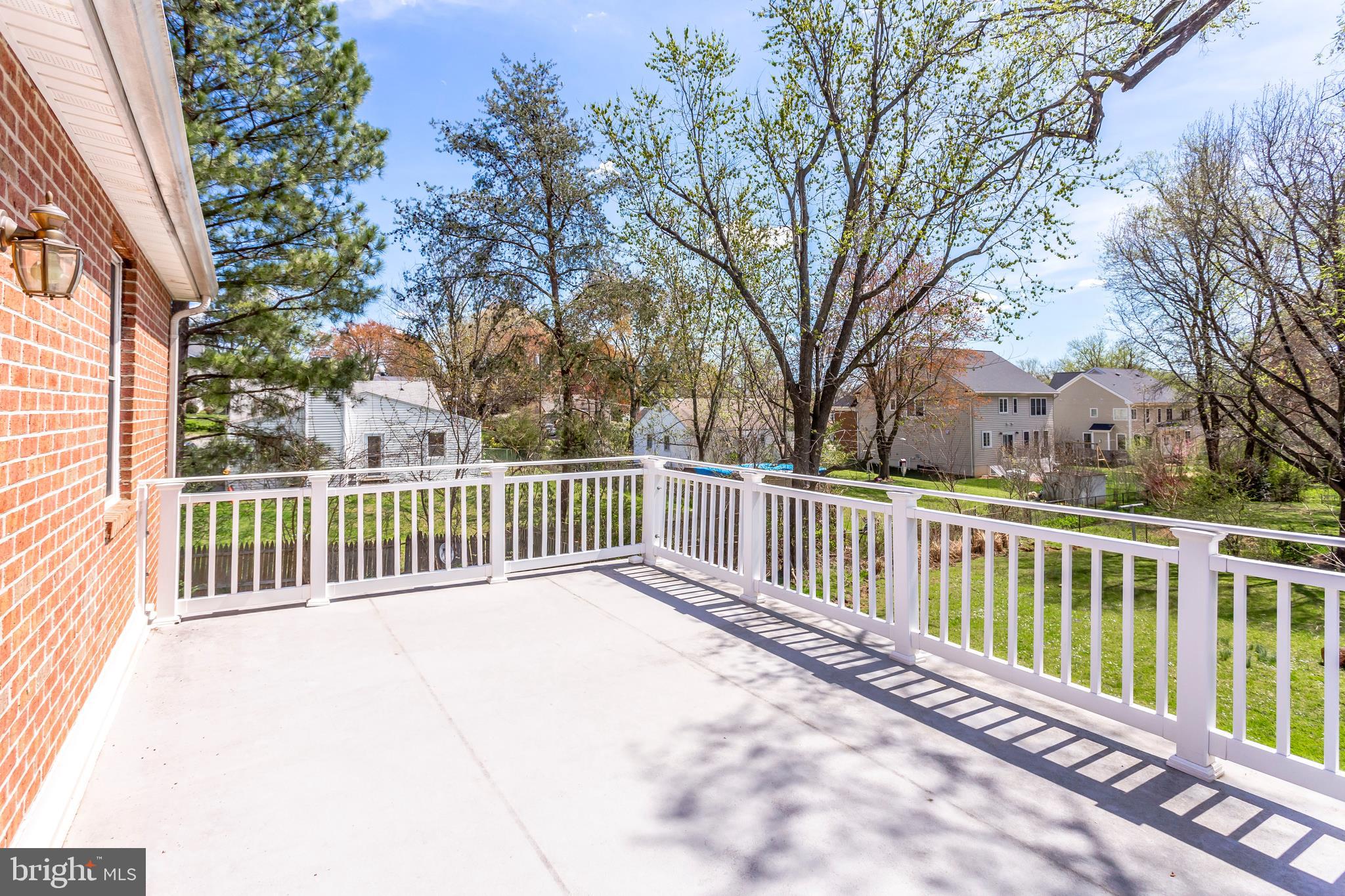 1745 Anderson Road Falls Church, VA 22043 - Photo 26 of 41 Huge Balcony off Upper Level Master Suite