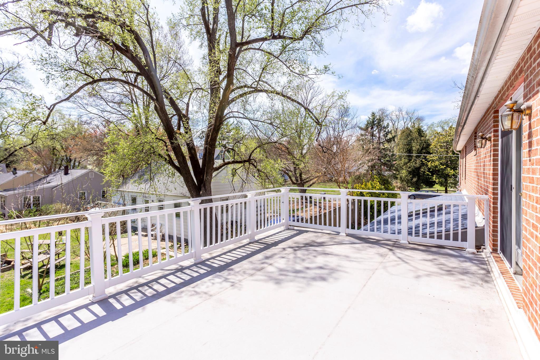 1745 Anderson Road Falls Church, VA 22043 - Photo 28 of 41 Huge Balcony off Upper Level Master Suite