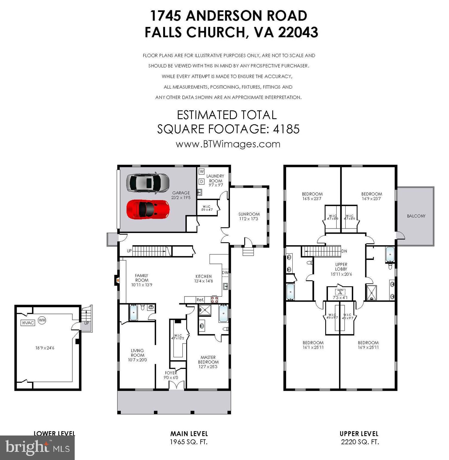 1745 Anderson Road Falls Church, VA 22043 - Photo 41 of 41 Floorplan