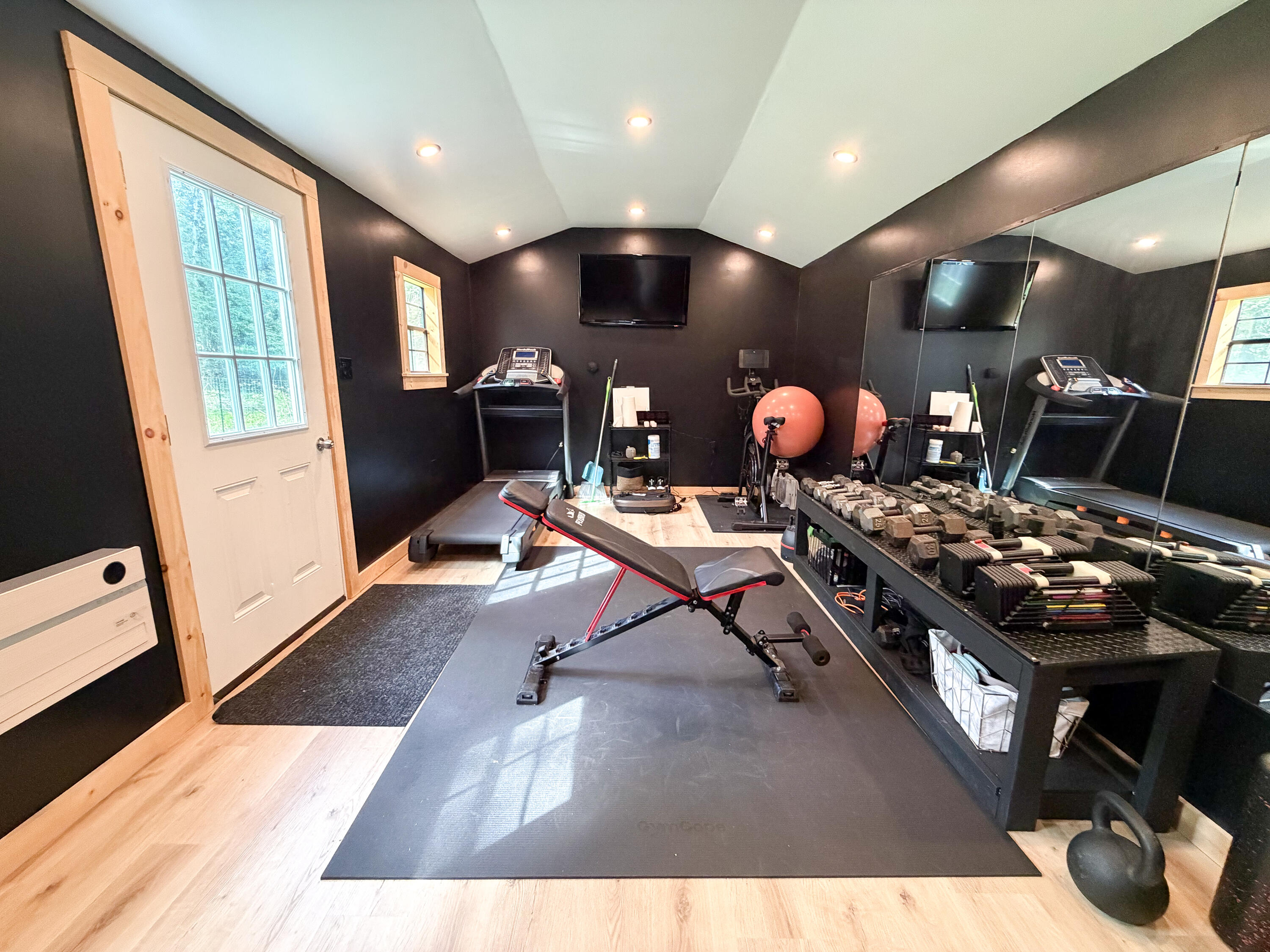 157 Picketts Corners Road Saranac, NY 12981 - Photo 43 of 44 Finished Shed, Converted to Gym