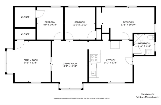 $585,000 | 610 Walnut Street, Fall River, MA 02720