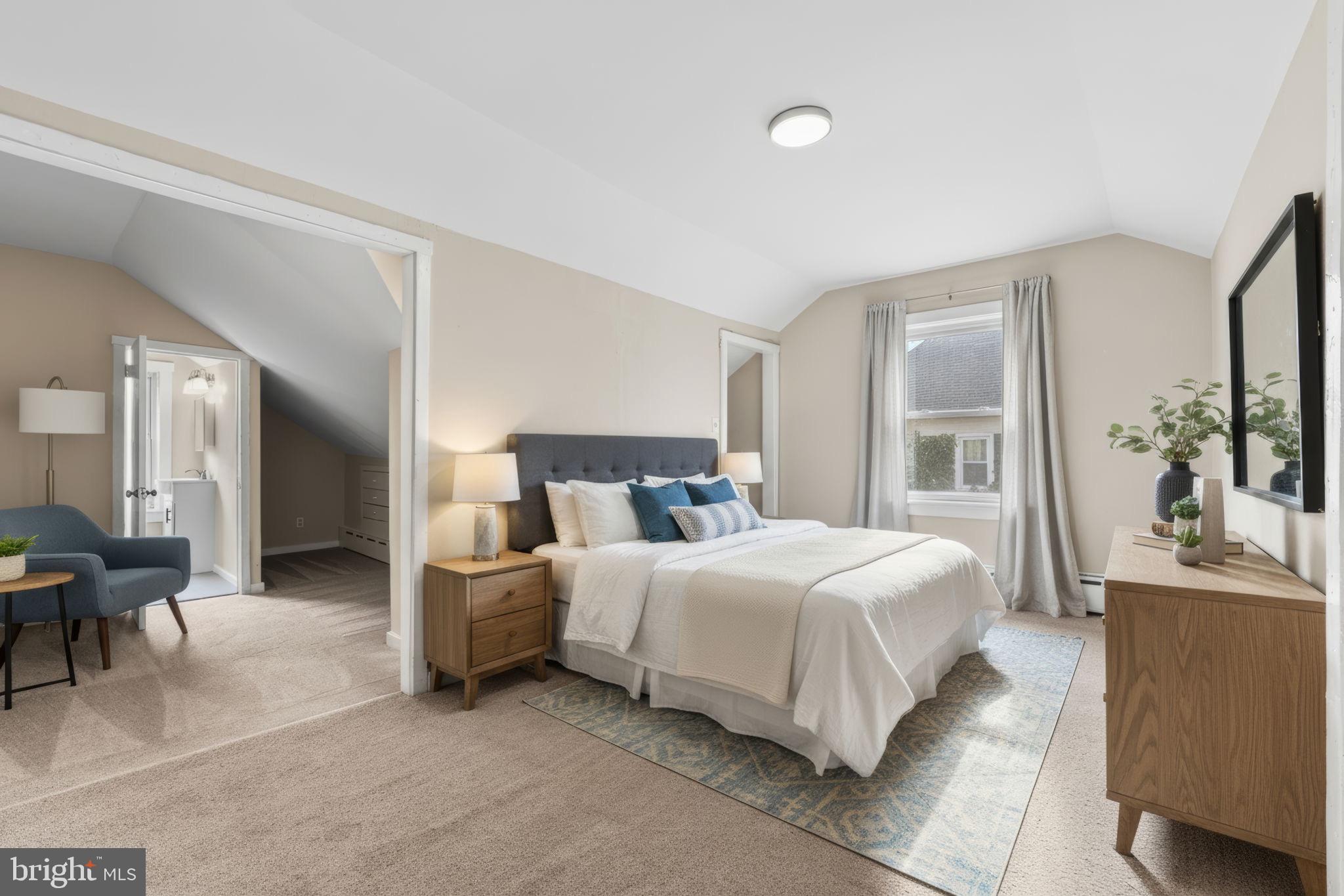 96 Drexel Avenue Lansdowne, PA 19050 - Photo 36 of 58 a bedroom with a bed and a large window