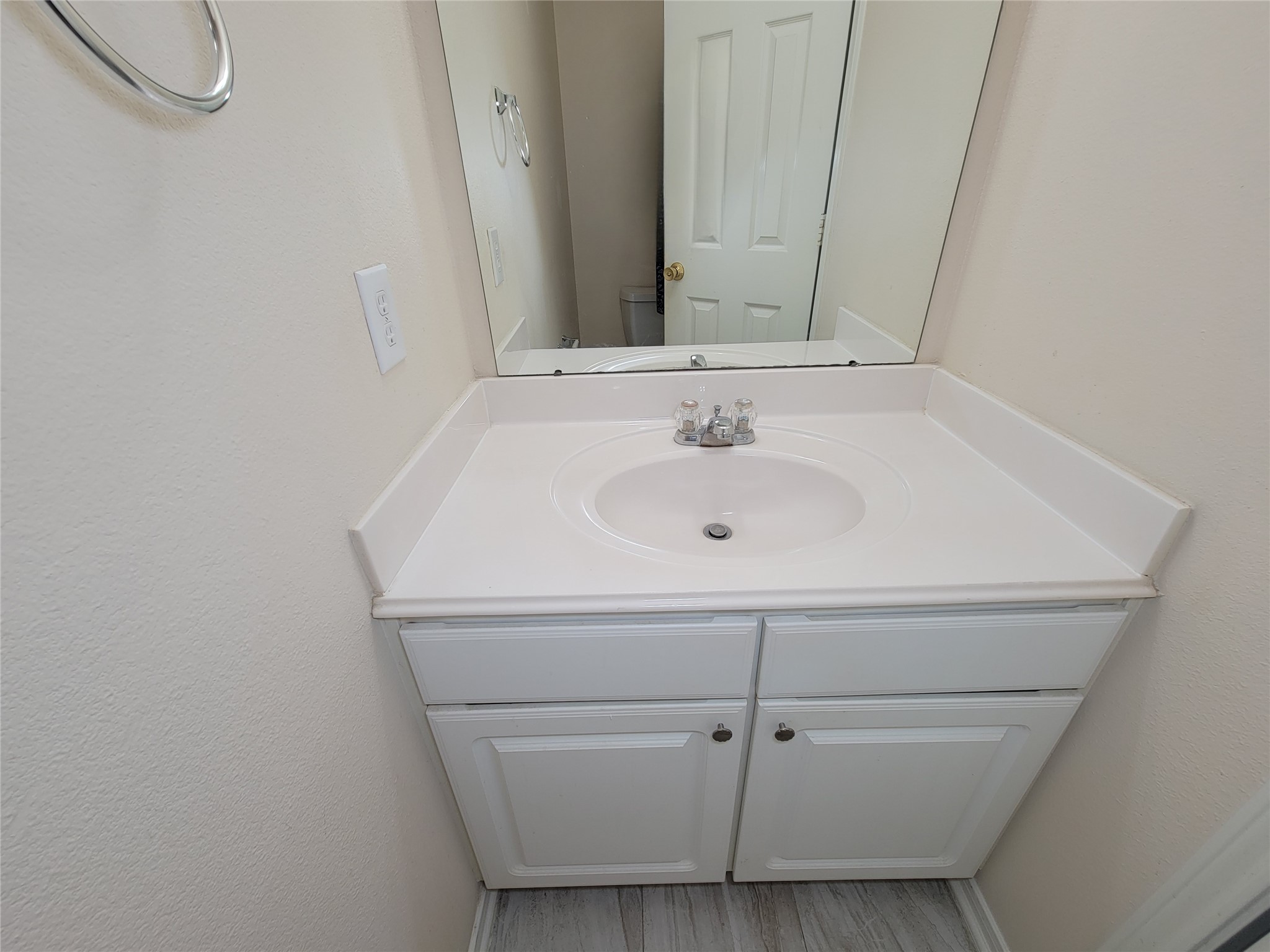 19626 Hardwood Ridge Trail Cypress, TX 77429 - Photo 17 of 48 Partial view of Guest Half Bathroom.
