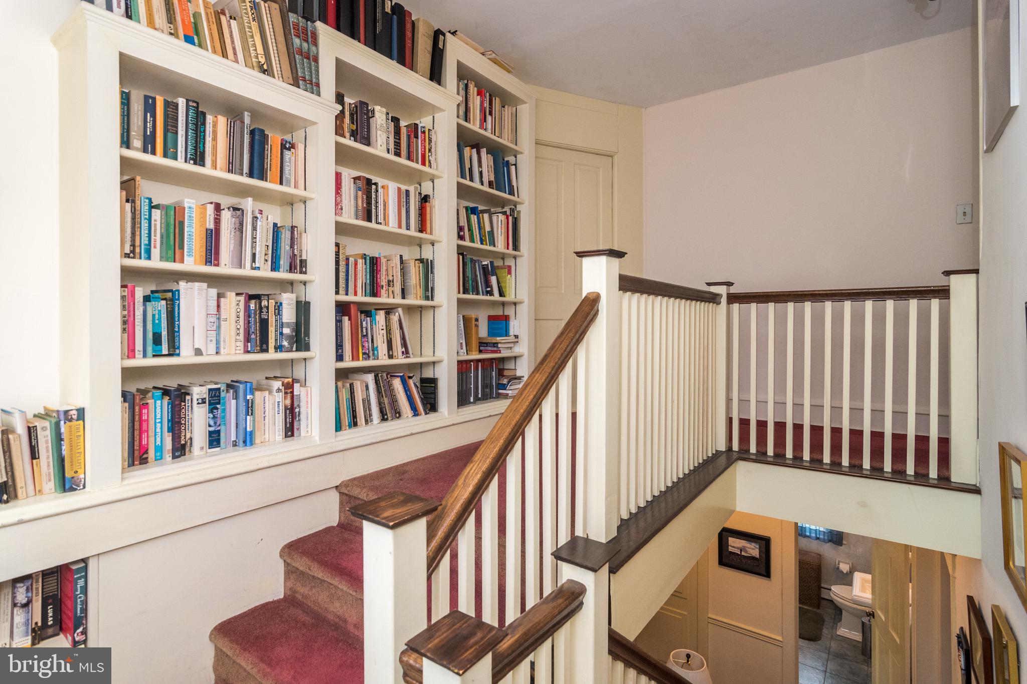 901 Homestead Road Jenkintown, PA 19046 - Photo 38 of 52 Third Floor Hallway with Built-Ins