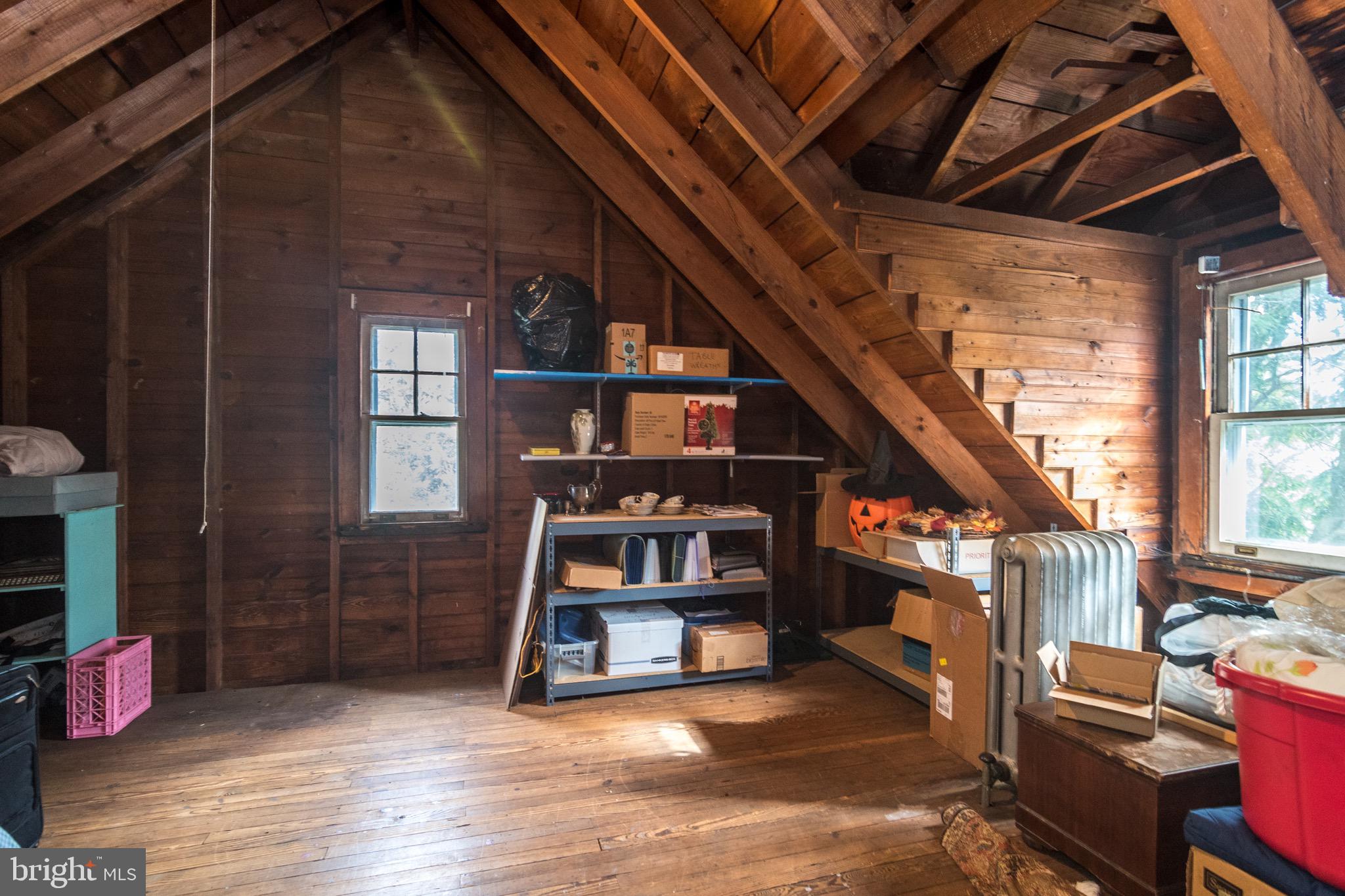 901 Homestead Road Jenkintown, PA 19046 - Photo 42 of 52 Attic/6th Bedroom with Vaulted Ceiling