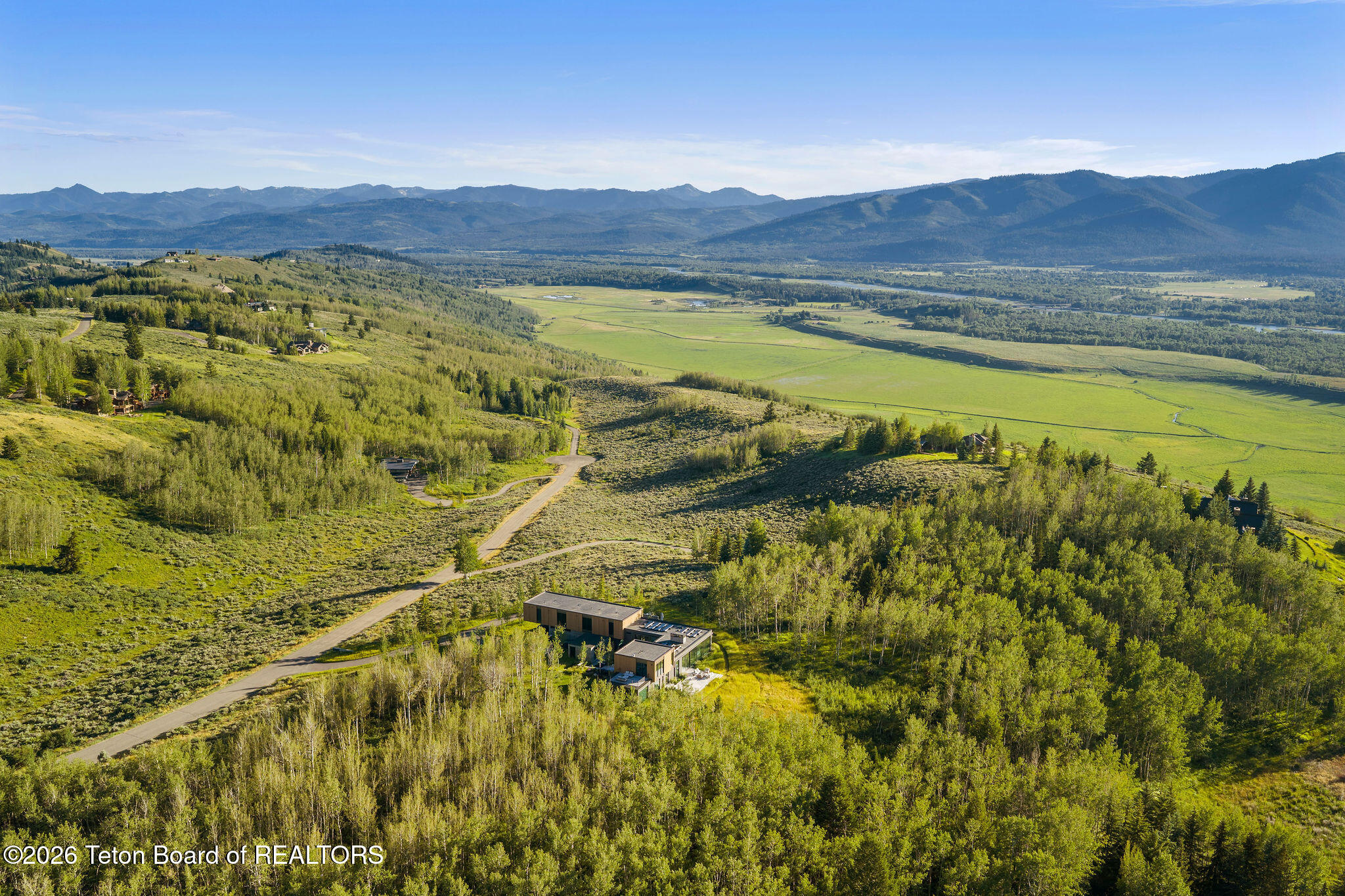 2005 West Bannock Road Jackson, WY 83001 - Photo 10 of 141 Drone looking SW