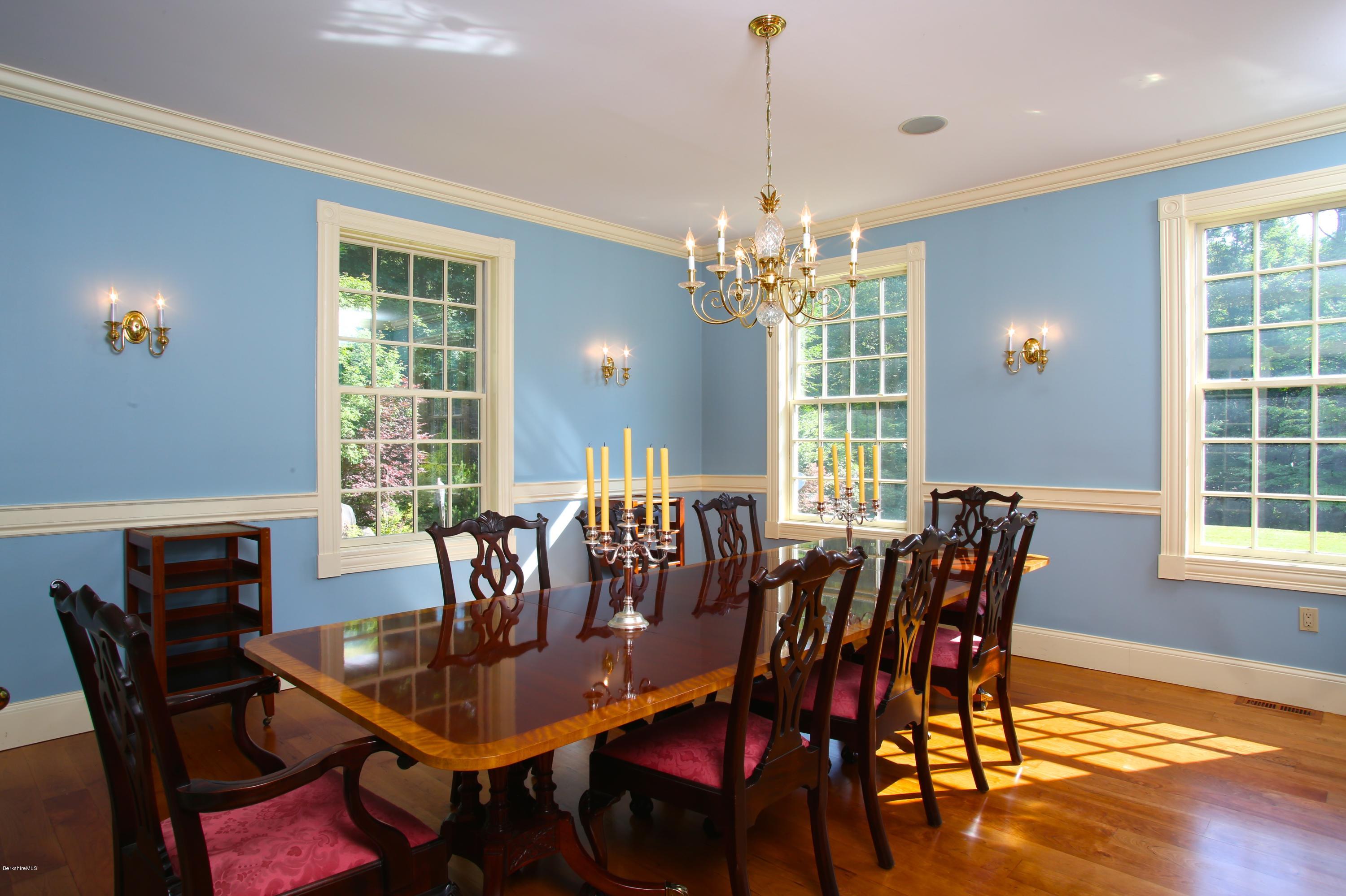46 Stage Road Chesterfield, MA 01096 - Photo 13 of 34 a view of a dining room with furniture window and outside view