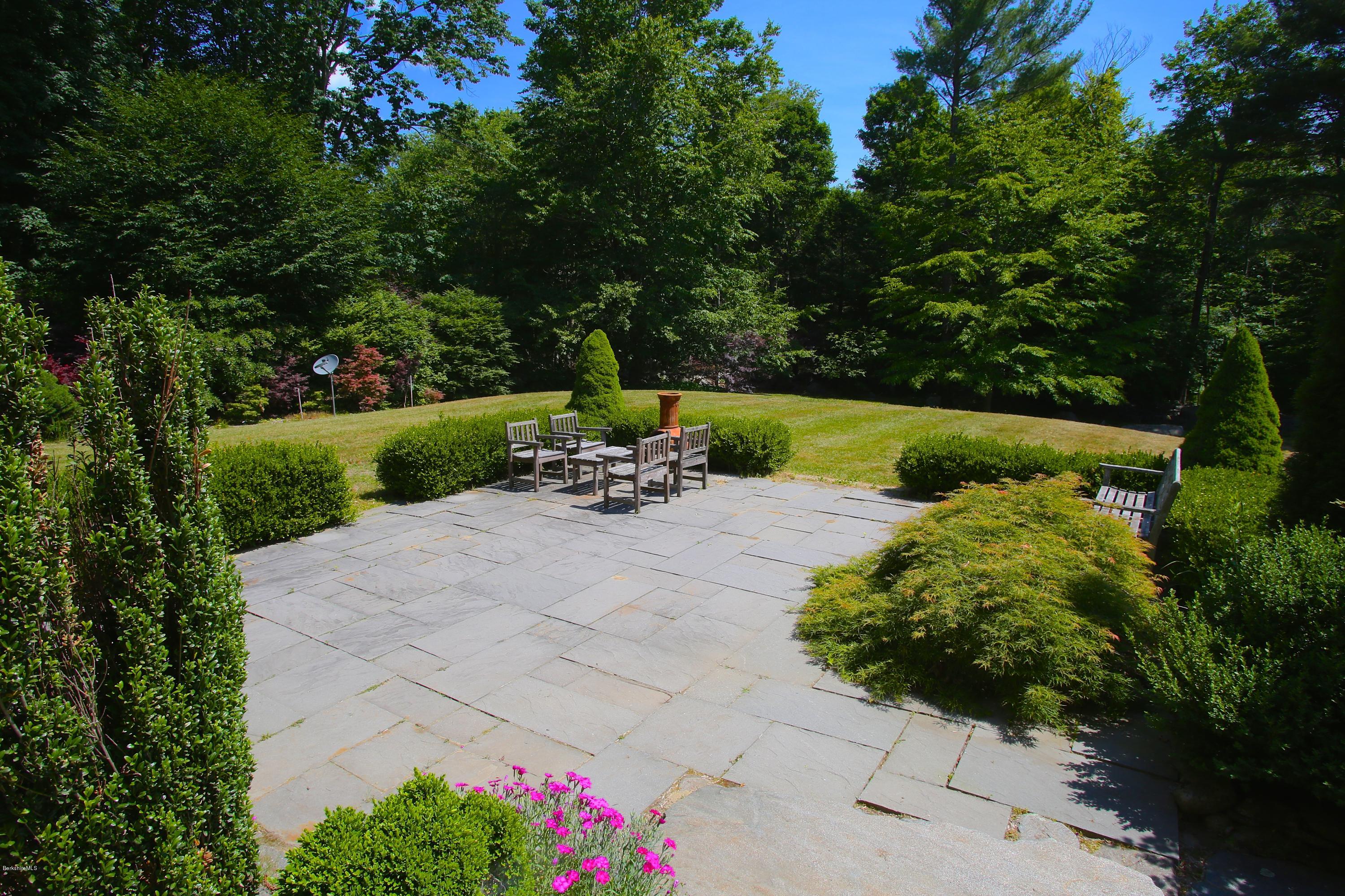 46 Stage Road Chesterfield, MA 01096 - Photo 9 of 34 a view of a garden with an outdoor seating