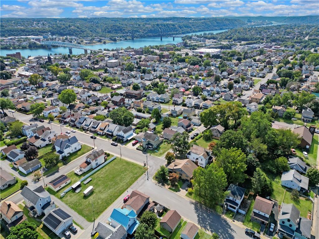 450 Clay Street Rochester, PA 15074 - Photo 34 of 34 an aerial view of a city with lots of residential buildings