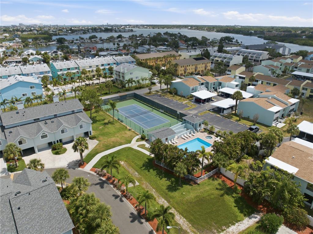 643 Garland Circle Indian Rocks Beach, FL 33785 - Photo 70 of 81 an aerial view of residential houses with outdoor space