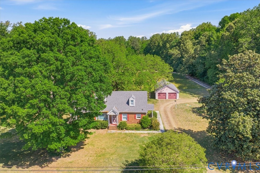 8100 Sandy Ridge Road Hopewell, VA 23860 - Photo 35 of 36 Brick residence featuring a gabled roofline, dorme