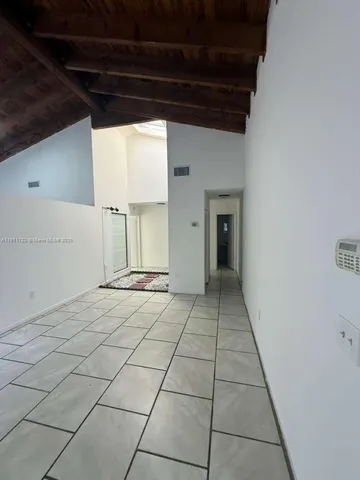 a view of empty room