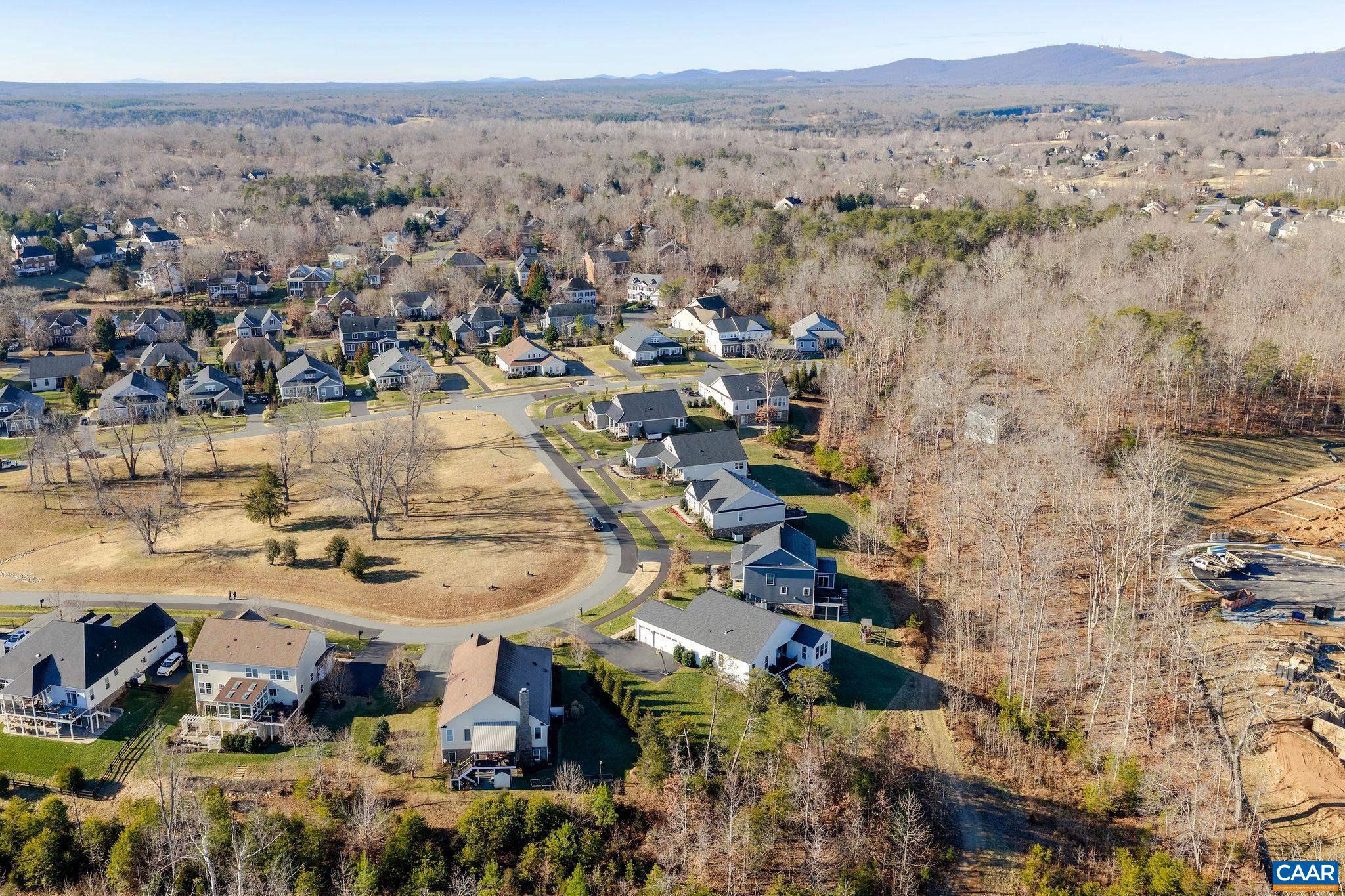 2744 Lockerbie Lane Keswick, VA 22947 - Photo 50 of 75 an aerial view of residential house with outdoor space