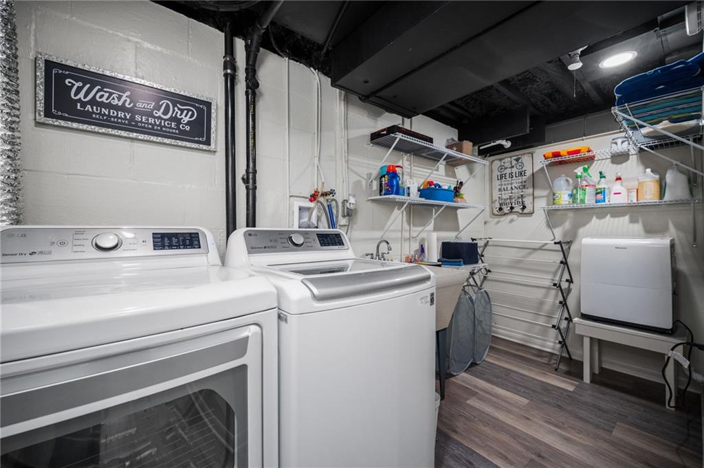 2387 Harrison City Road Export, PA 15632 - Photo 39 of 48 a utility room with dryer and washer