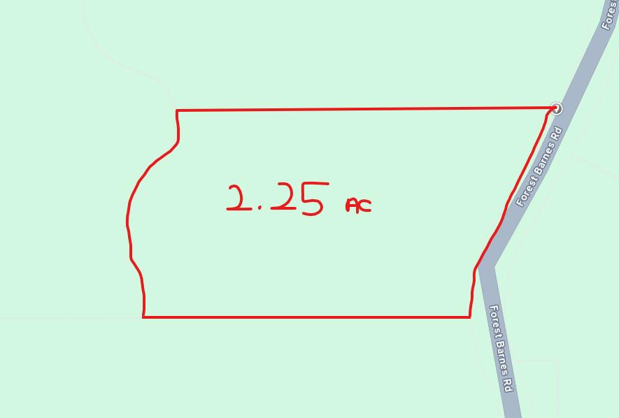 0 Forest Barnes Road Petal, MS 39465 - Photo 1 of 1 00 Forrest Barnes outline