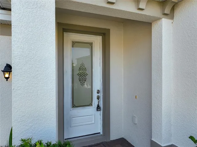 a view of front door