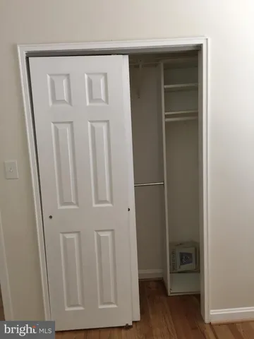 a view of wooden door