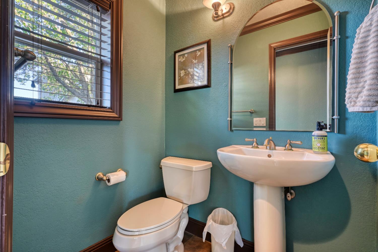 4841 Val Verde Road Loomis, CA 95650 - Photo 45 of 99 a bathroom with a toilet sink and mirror