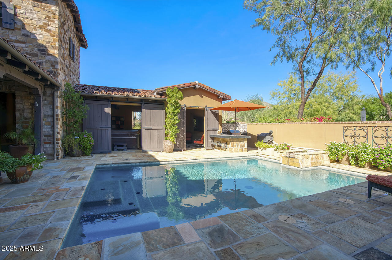 10287 East Diamond Rim Drive Scottsdale, AZ 85255 - Photo 18 of 50 Outdoor Cabana in Courtyard