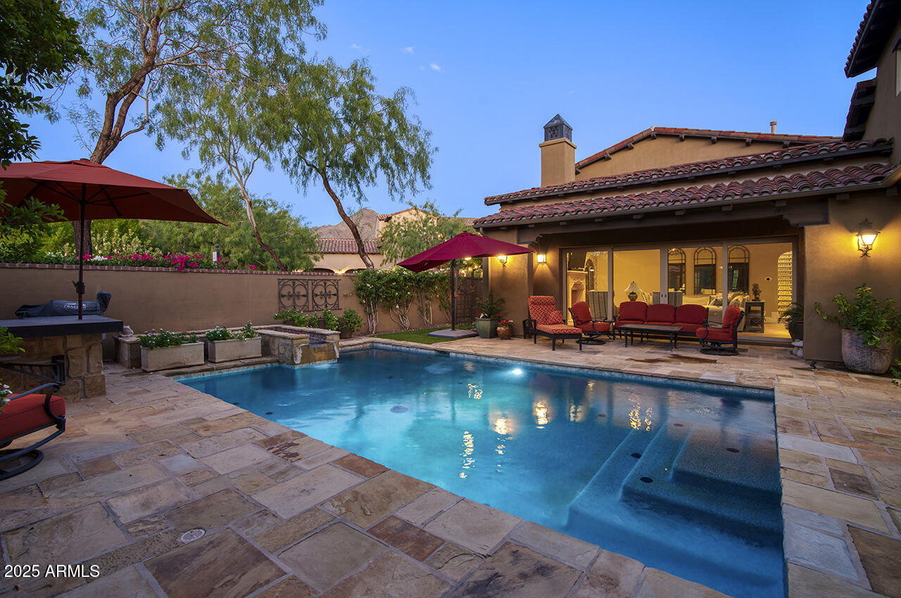 10287 East Diamond Rim Drive Scottsdale, AZ 85255 - Photo 48 of 50 Outdoor Living Entry Courtyard