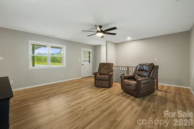 a view of a black gate